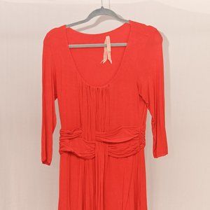 Half Sleeved Midi Dress